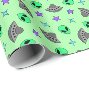 Alien Wrapping Paper