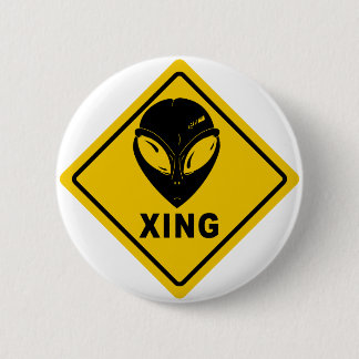 Alien X-ING 6 Cm Round Badge