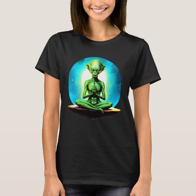 Alien Yoga T-Shirt (Front)