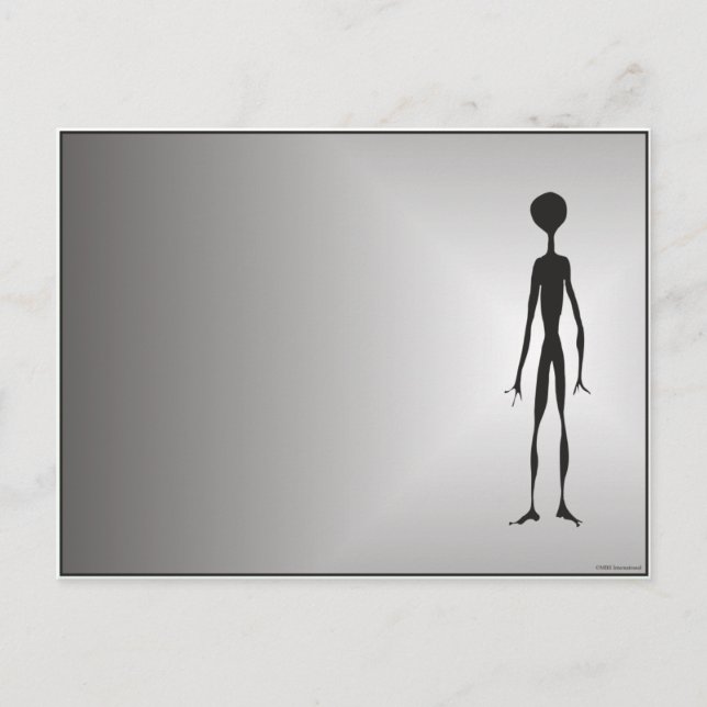 ALIENATED science fiction fantasy space walk alien Postcard (Front)