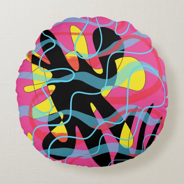 AlienBZZ Round Cushion (Front)
