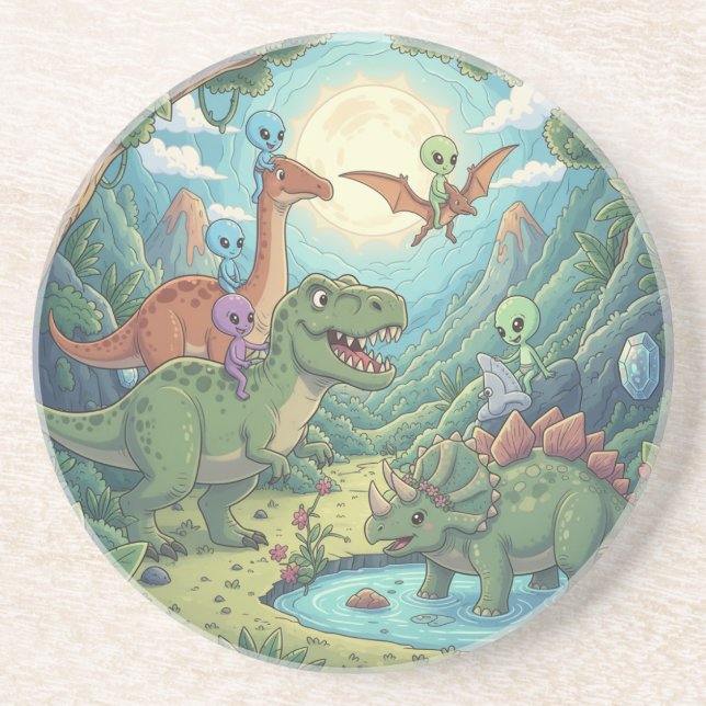 Aliens and Dinosaurs Adventure Coaster (Front)