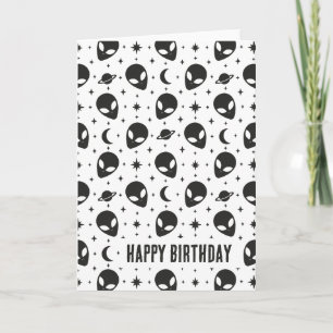 Aliens and Stars Card