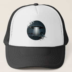 Aliens and UFO Trucker Hat