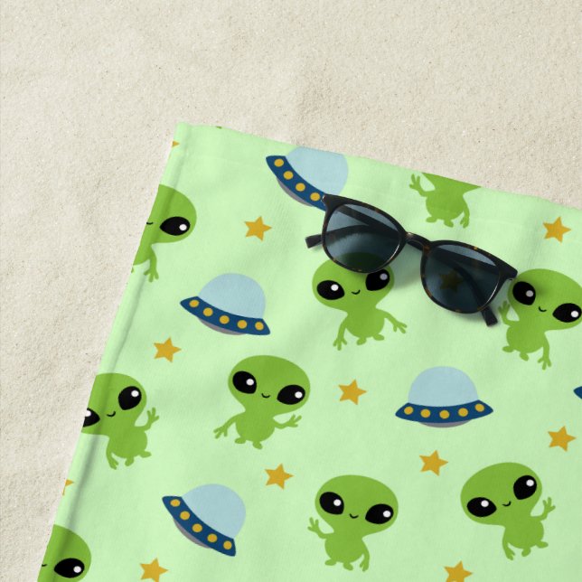 Aliens Beach Towel (In Situ)