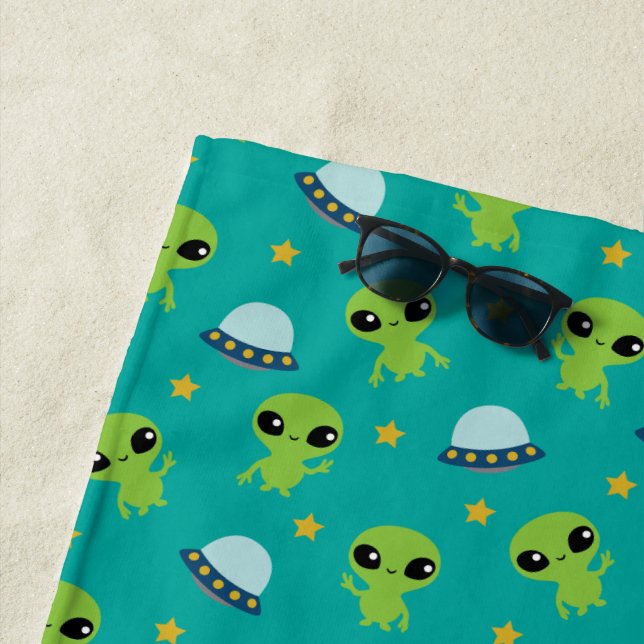 Aliens Beach Towel (In Situ)