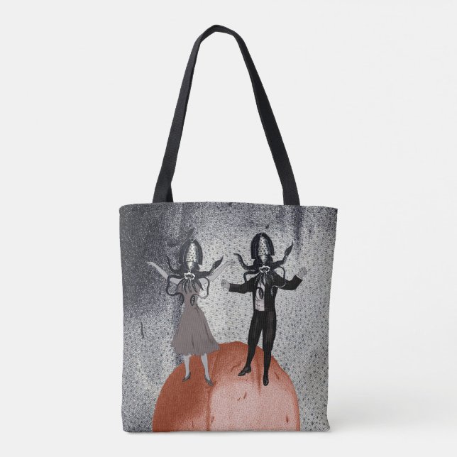 Aliens dance celebration tote bag (Back)