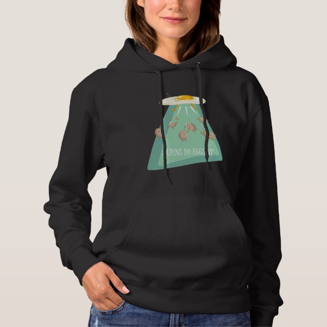 Aliens Do Eggsist  Alien Ship  Kids Boys Girls Hoodie (Front)