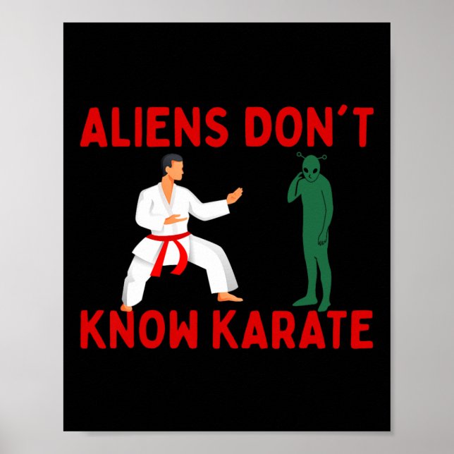 Aliens Don't Know Karate 2  Poster (Front)