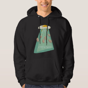 Aliens Eggs Ship  Alien Saying  for Kids Youth Hoodie