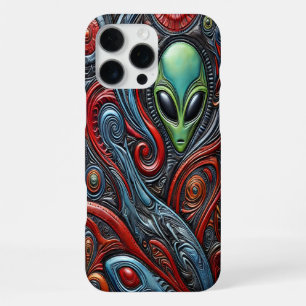 Aliens Engulfed in Cosmic Energy iPhone 16 Pro Max Case