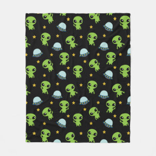 Aliens Fleece Blanket