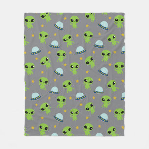 Aliens Fleece Blanket