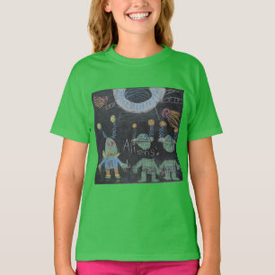 Aliens from Outer space by Yulia T-Shirt