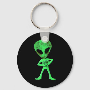 Aliens Funny Dance Challenge Boys Kids Halloween C Key Ring