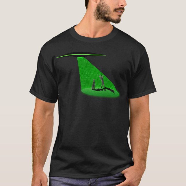 Aliens Golfing T-Shirt (Front)