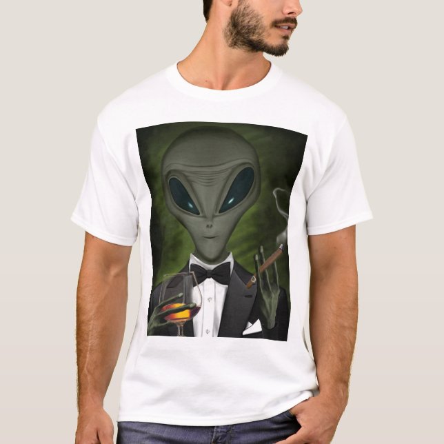 Aliens Got Class T-Shirt (Front)