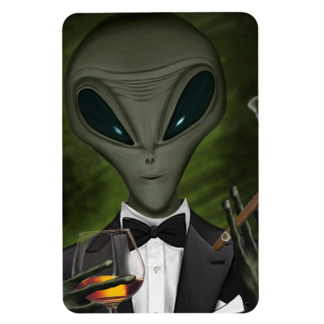 Aliens Got Class V1 Premium Flexi Magnet (Vertical)