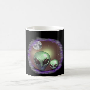 Aliens greys coffee mug