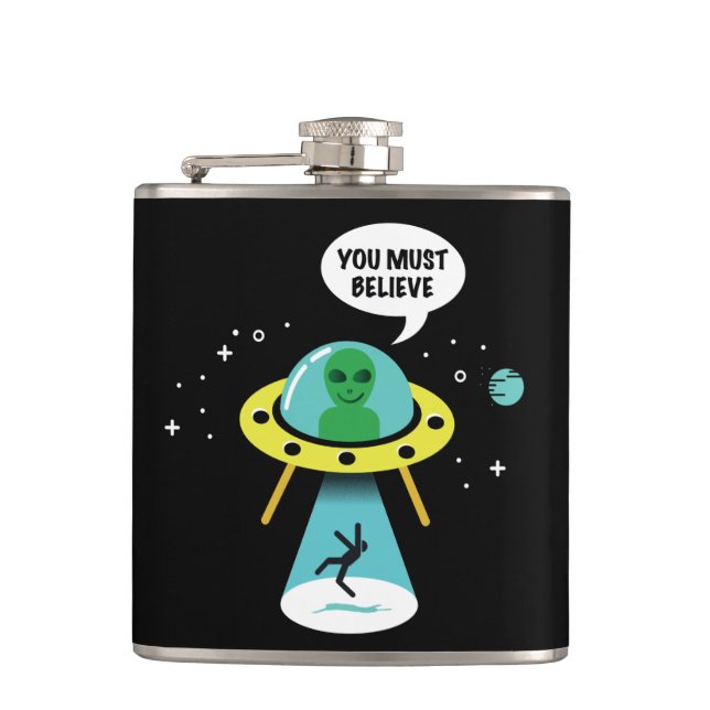 Aliens Hip Flask (Front)