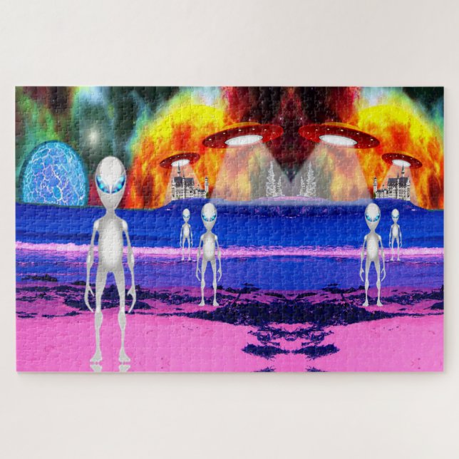 Aliens Jigsaw Puzzle (Horizontal)