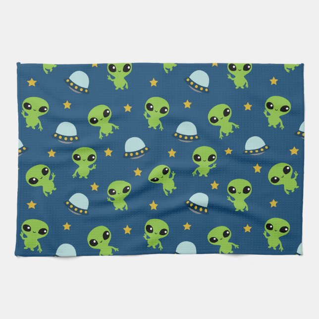 Aliens Kitchen Towel (Horizontal)