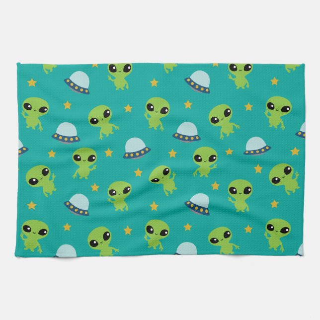 Aliens Kitchen Towel (Horizontal)