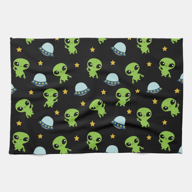 Aliens Kitchen Towel (Horizontal)