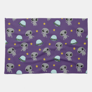 Aliens Kitchen Towel