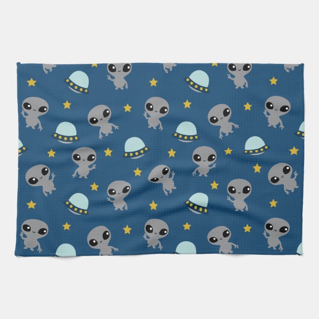 Aliens Kitchen Towel (Horizontal)