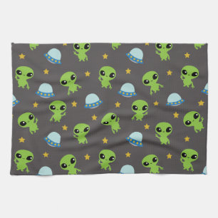 Aliens Kitchen Towel