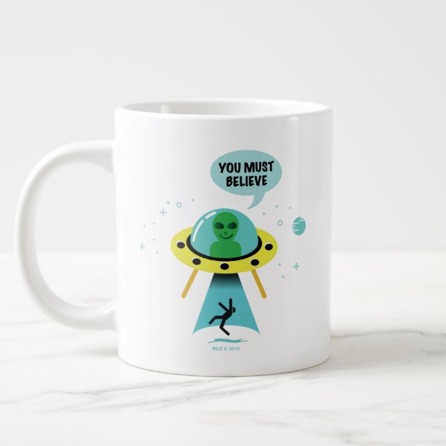 Aliens Large Coffee Mug (Left)