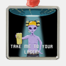 Aliens Love Beer Too!