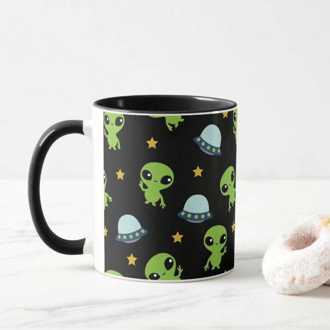 Aliens Mug (With Donut)