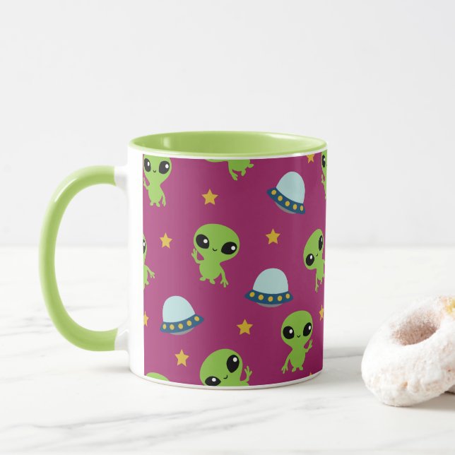 Aliens Mug (With Donut)