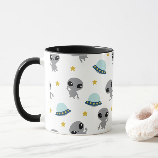 Aliens Mug (With Donut)