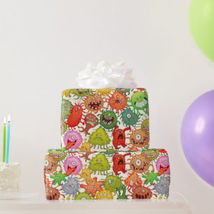 Aliens n' Monsters Wrapping Paper