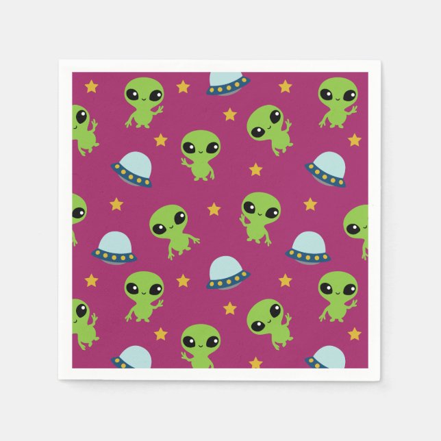 Aliens Napkins (Front)