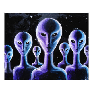 Aliens photo print