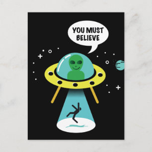 Aliens Postcard