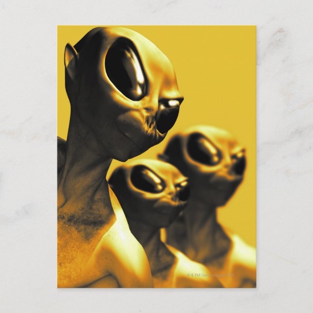 Aliens Postcard (Front)