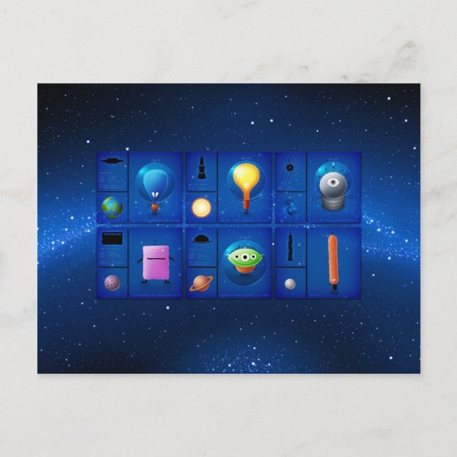 Aliens Postcard (Front)
