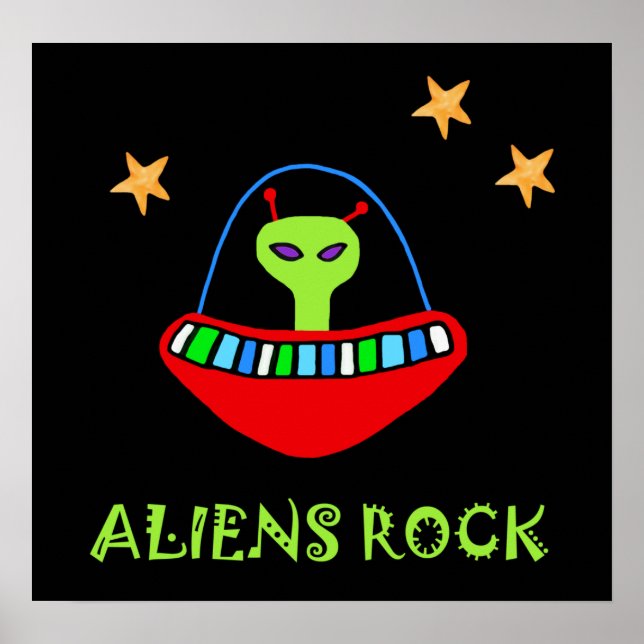 aLiEnS rOcK! Poster (Front)