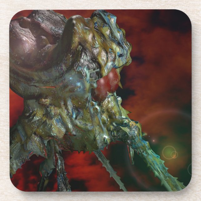 aliens, they are here coaster (Front)