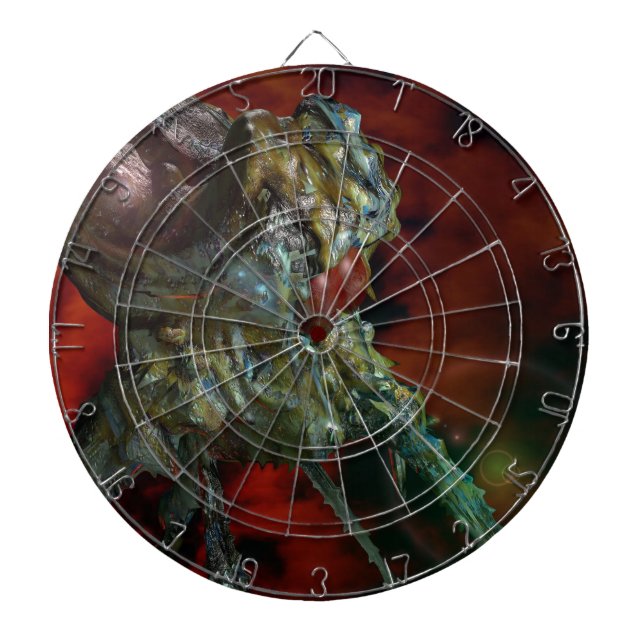 aliens, they are here dartboard (Front)