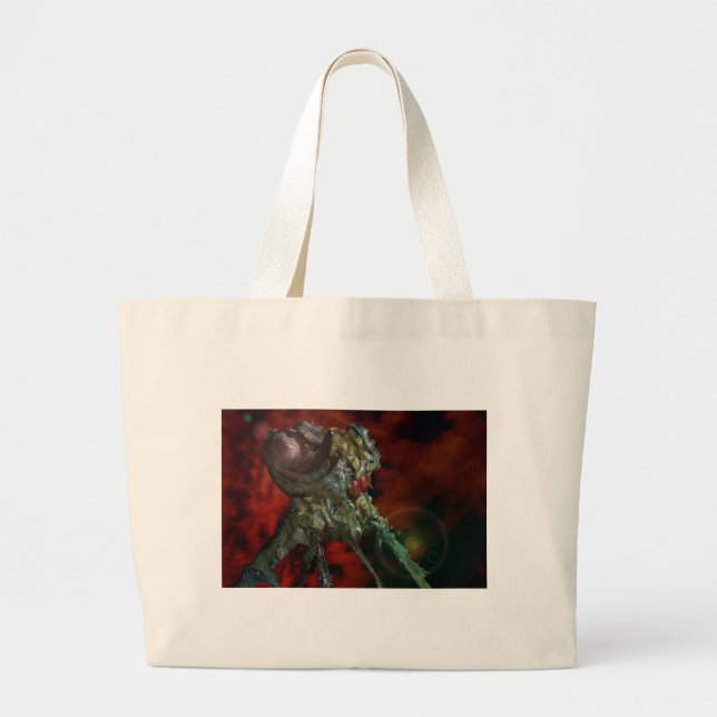 aliens, they are here large tote bag (Front)