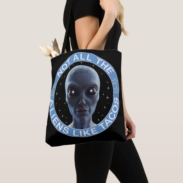 Aliens Tote Bag (Close Up)