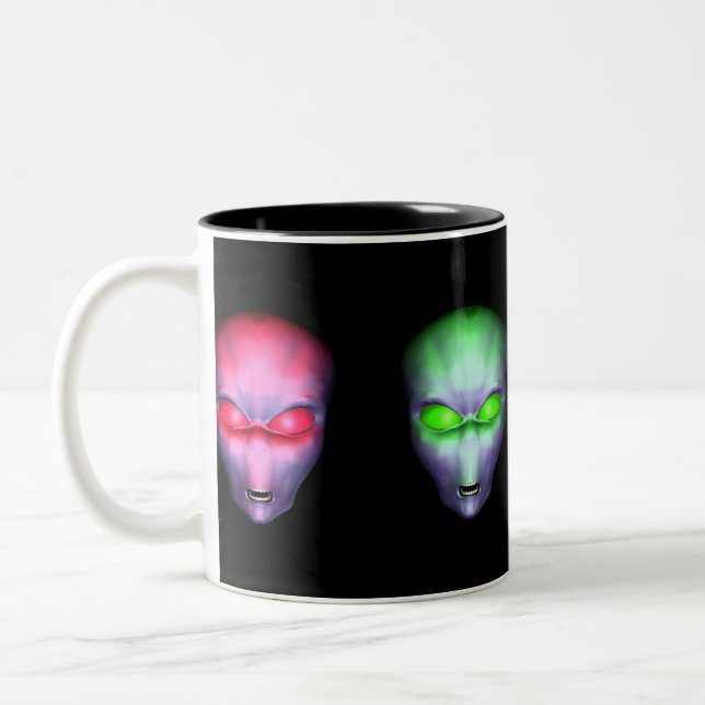 Aliens Two-Tone Coffee Mug (Left)