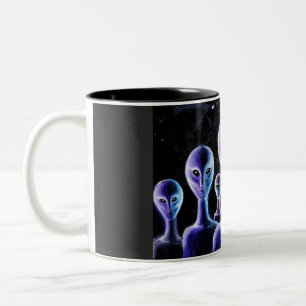 Aliens Two-Tone Coffee Mug