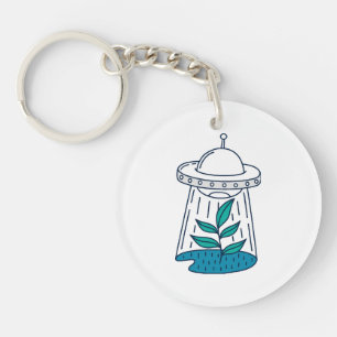 Aliens UFO Key Ring